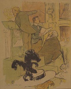 Ambroise Thomas助理在La Rire排练了Francoise de Rimini 作者 亨利·德·图卢兹·劳特雷克